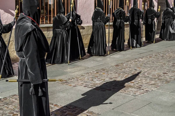 Zamora Espanha Março 2016 Procissão Tradicional Semana Santa Espanhola Semana — Fotografia de Stock