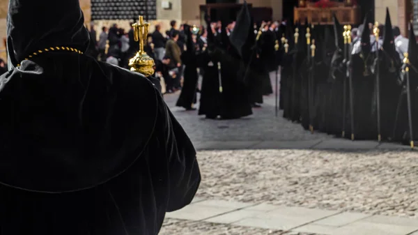 Zamora Spanyolország Március 2016 Hagyományos Spanyol Nagyhét Semana Santa Felvonulása — Stock Fotó