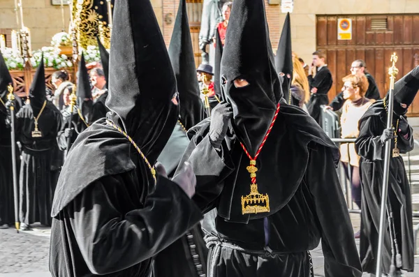 Zamora España Marzo 2016 Procesión Tradicional Semana Santa Viernes Santo —  Fotos de Stock