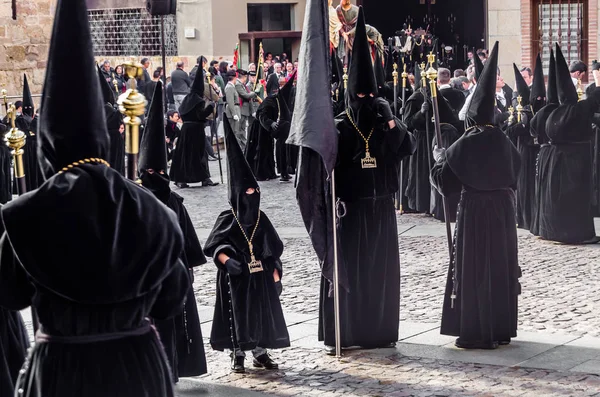 Zamora Ισπανία Μάρτιος 2016 Παραδοσιακά Ισπανικά Μεγάλης Εβδομάδος Semana Santa — Φωτογραφία Αρχείου