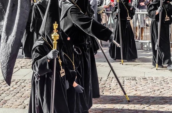 Zamora Hiszpania Marca 2016 Tradycyjny Hiszpański Wielkiego Tygodnia Semana Santa — Zdjęcie stockowe