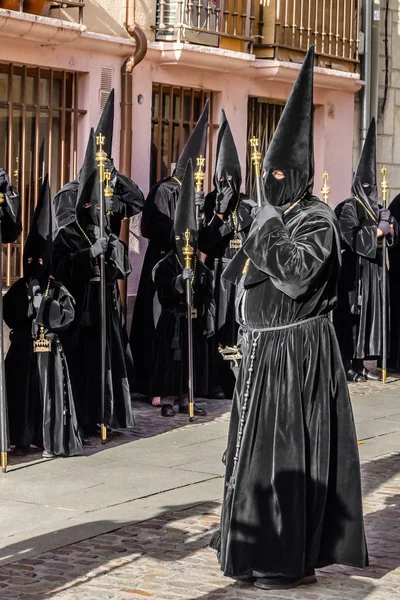 Zamora Espanha Março 2016 Procissão Tradicional Semana Santa Espanhola Semana — Fotografia de Stock