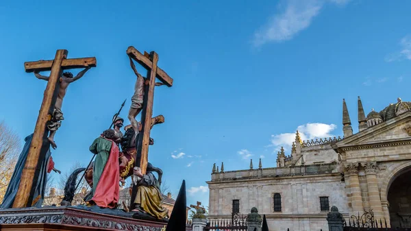 Zamora Španělsko Března 2016 Tradiční Španělské Svatý Týden Semana Santa — Stock fotografie