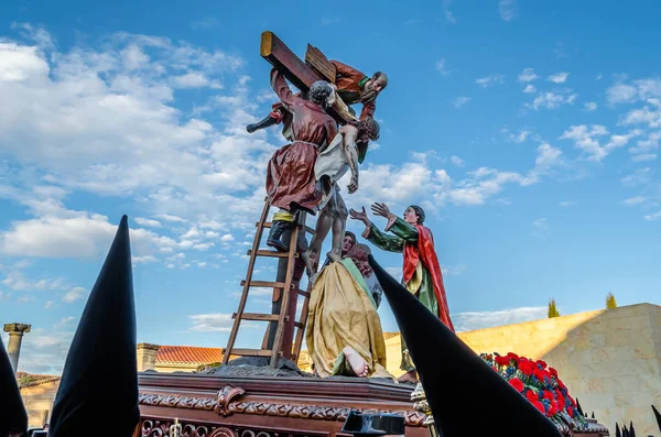 Zamora Španělsko Března 2016 Tradiční Španělské Svatý Týden Semana Santa — Stock fotografie