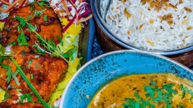 Hint yemeği arka plan