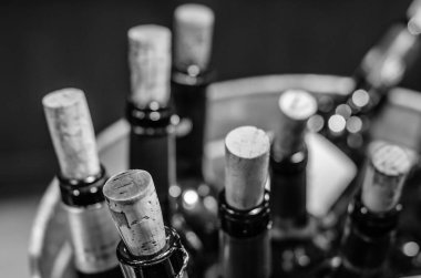 şarap şişeleri arka plan