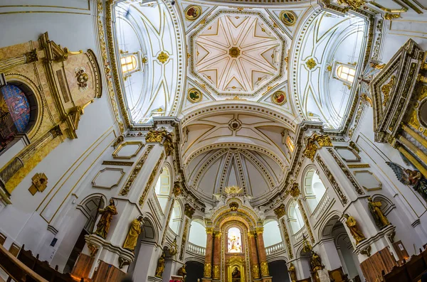 Altea Spain December 2018 Innvendig Den Vakre Katolske Kirke Vår – stockfoto