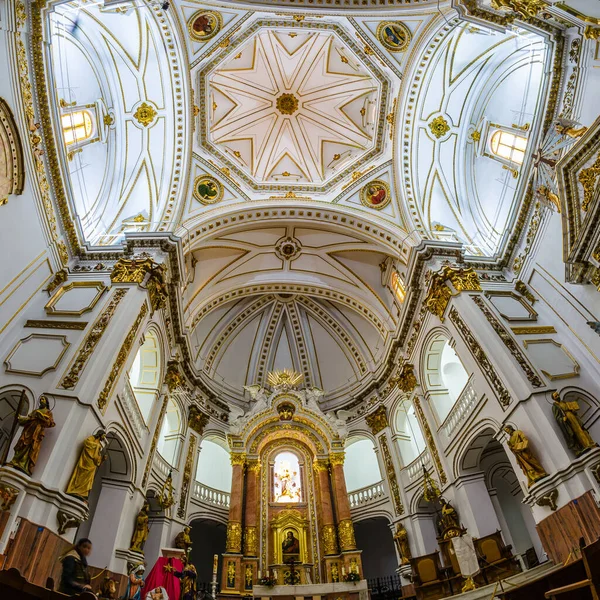 Altea Spanien December 2018 Interiör Den Vackra Katolska Kyrkan Our — Stockfoto