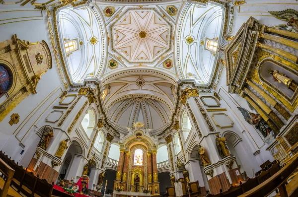 Altea Spain December 2018 Innvendig Den Vakre Katolske Kirke Vår – stockfoto