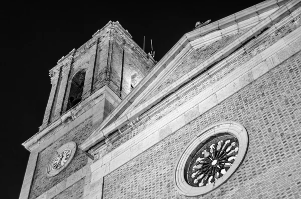 Vista Notturna Della Bellissima Chiesa Nostra Signora Della Consolazione Nel — Foto Stock
