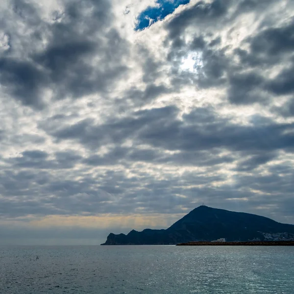 Seascape Mediterranean Village Altea Alicante Province Španělsko — Stock fotografie