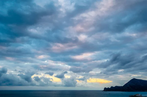 Seascape Mediterranean Village Altea Alicante Province Španělsko — Stock fotografie