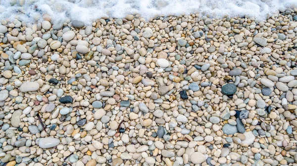Фон Красочных Камней Пляже — стоковое фото