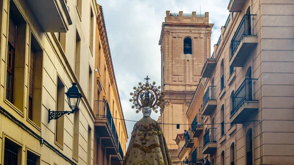 Elche España Diciembre 2018 Procesión Religiosa Durante Fiesta Venida Virgen —  Fotos de Stock