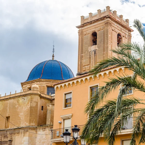 Uitzicht Barokke Basiliek Stad Elche Provincie Alicante Spanje — Stockfoto