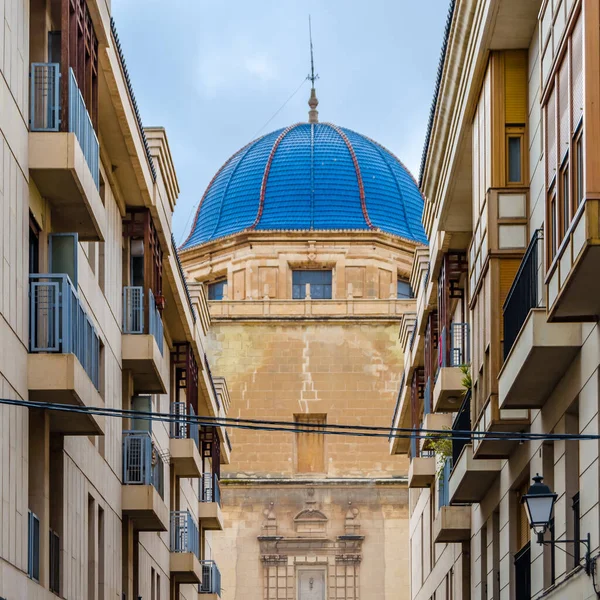 Uitzicht Barokke Basiliek Stad Elche Provincie Alicante Spanje — Stockfoto