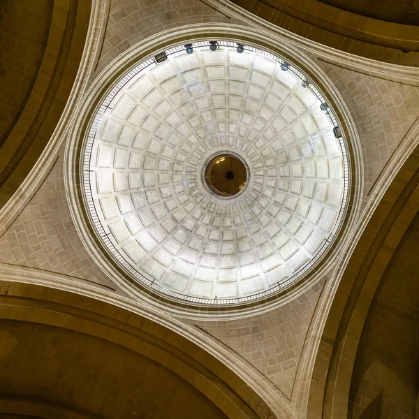 Alicante Espanha Dezembro 2018 Vista Interior Catedral São Nicolau Bari — Fotografia de Stock