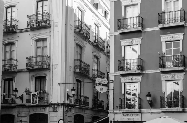 Alicante Spain December 2018 Architecture Mediterranean City Alicante Spain Black — Stock Photo, Image