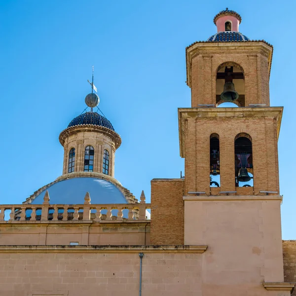 Uitzicht Kathedraal Van Sint Nicolaas Van Bari Alicante Spanje — Stockfoto