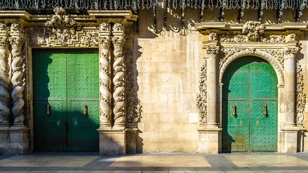 Architektura Budynku Ratusza Alicante Hiszpania — Zdjęcie stockowe