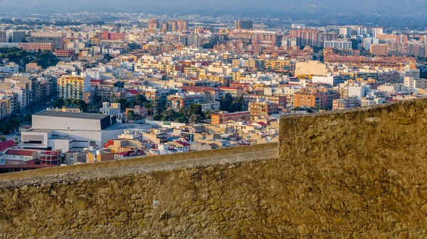 Veduta Aerea Della Città Mediterranea Alicante Spagna — Foto Stock