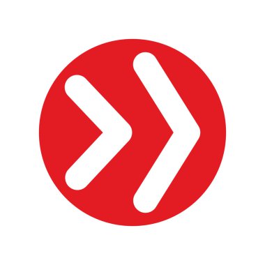 Arrow Simgesi modada düz stil. Web siteniz için ok sembolü, logo, uygulama, UI. Vektör illüstrasyonu.