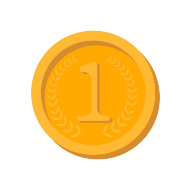 Birincilik. Kazananın rozeti. Ödül. Ödül. Vektör resmi.