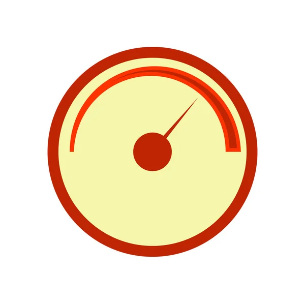 Vector Line Meter Icon Meter Icon Object Counter Vector — Stock Vector