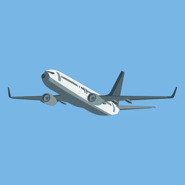 Icono Avión Volador Símbolo Transporte Carga Viajes Logística Imagen Vectorial — Vector de stock