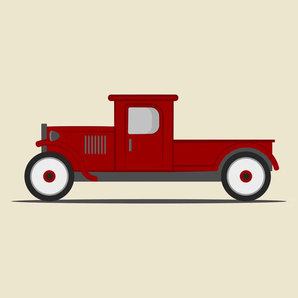 复古的小卡车 矢量图 — 图库矢量图片