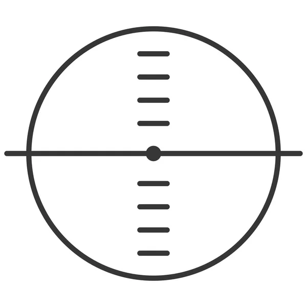 Visites Pour Fusil Sniper Cibler Destination Curseur Étiquette Pomme Vue — Image vectorielle