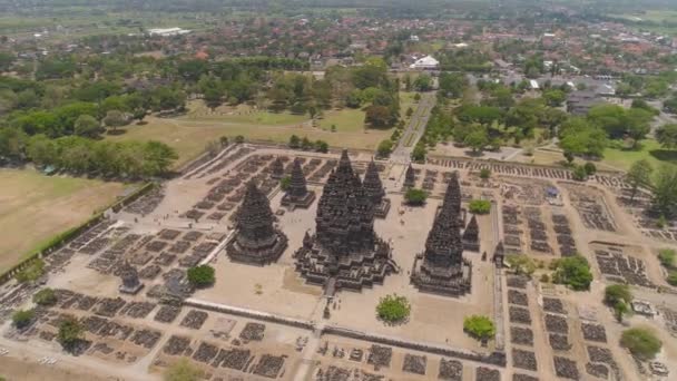 Prambanan Tapınağı Java Endonezya — Stok video