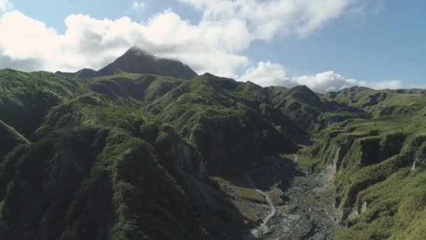 Província de montanha nas filipinas pinatubo — Vídeo de Stock