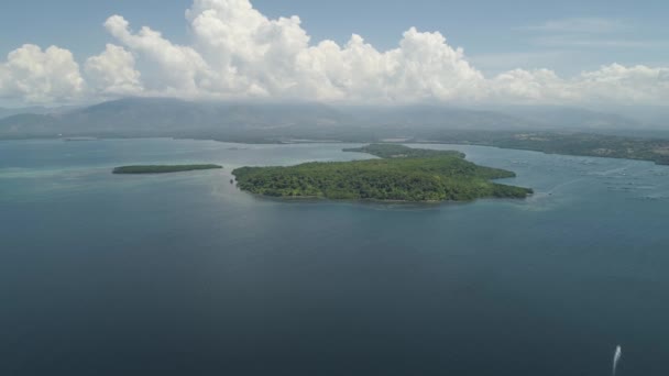 Seascape with islands philippines luzon — Stock Video