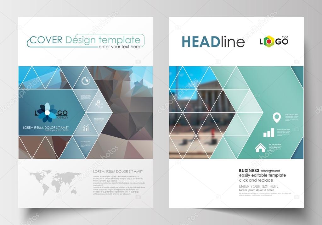 business templates for brochure magazine flyer booklet or annual