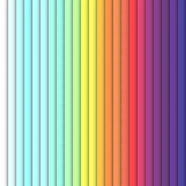 Des rectangles verticaux de couleur vive, un design coloré avec des formes rectangulaires géométriques se chevauchant formant un beau fond abstrait. Une toile de fond parfaite pour un projet de brochure ou de dépliant . — Image vectorielle