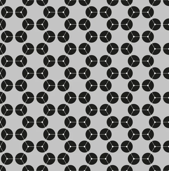 Chemistry seamless pattern, hexagonal design molecule structure on gray, scientific or medical DNA research. Concept de médecine, science et technologie. Fond abstrait géométrique — Image vectorielle