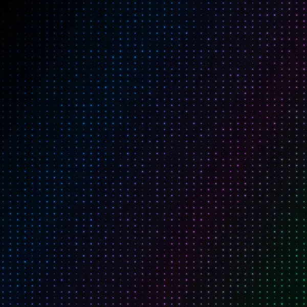 抽象的な青い色のネオン ドット、ドット技術の背景。光る粒子、led 光のパターン、未来的なテクスチャ、デジタル ベクトル デザイン — ストックベクタ