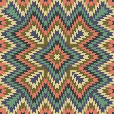 Dikişsiz kabile desen, ethno syle, etnik hipster zemin, vintage moda tasarım arka plan geometrik süsleme.