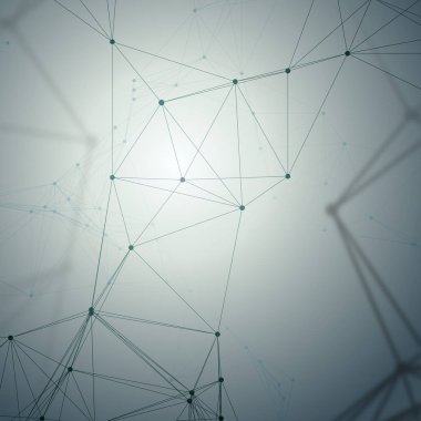 Kimya desen, bağlayan çizgiler ve noktalar, molekül yapısı gri, bilimsel tıbbi Dna araştırma, geometrik grafik arka plan üzerinde. Tıp, bilim ve teknoloji kavramı. Minimalist tasarım.