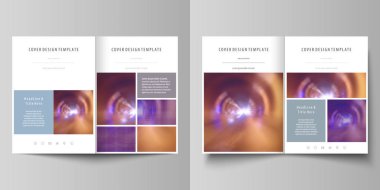 İş şablonları için BI broşür, dergi, broşür, kitapçık ya da faaliyet raporu katlayın. Kapak şablonu, soyut vektör düzen A4 boyutunda. Parlak renk renkli tasarımı, güzel fütüristik arka plan.