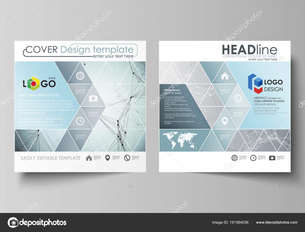 business templates for square design brochure magazine flyer