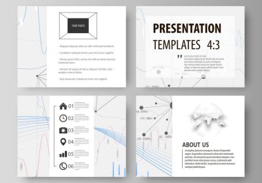 İş şablonları sunma kaymak için. Vektör düzenler. Çizgiler, semboller, grafikler, diyagramlar ve diğer öğeleri soyut Infographic arka planda minimalist tasarım yapılan.
