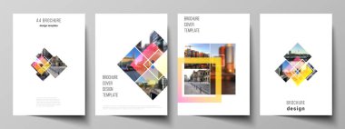 A4 formatının vektör düzeni modern kapak modelleri broşür, dergi, broşür, broşür, broşür, broşür, broşür ve yıllık rapor için dizayn şürleri. Yaratıcı moda modelleri, mavi renkli moda tasarım arka planı.