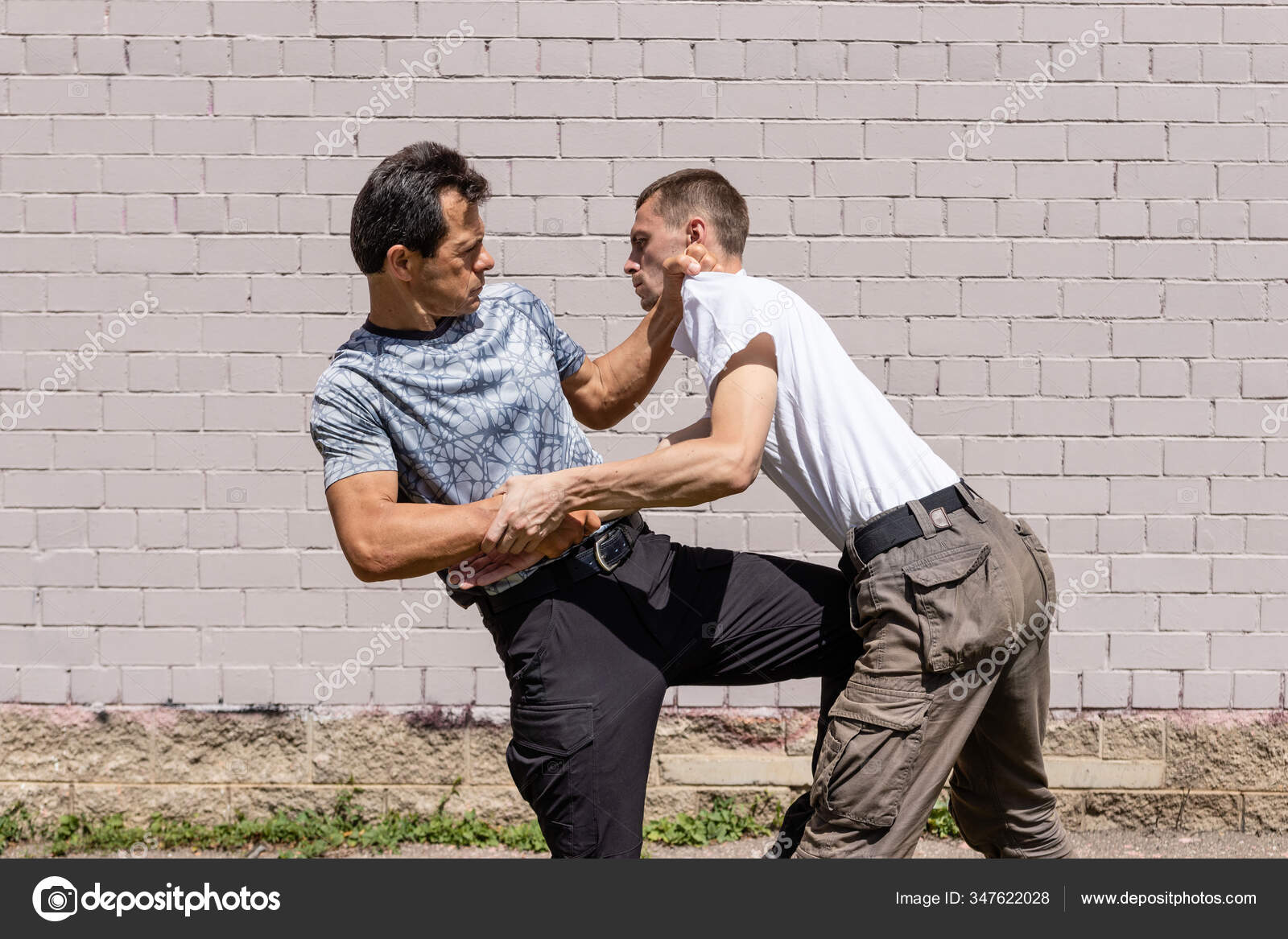 Martial Arts Instructors Krav Maga Demonstrate Self Defense Techniques Street Stock Photo By C Werasen Martial Arts Instructors Krav Maga Demonstrate Self Defense Techniques Street Stock Photo By C Werasen