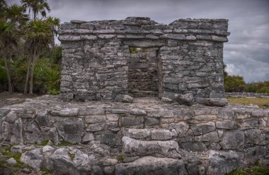 Tulum Quintana Roo 3 'teki harabeler. 