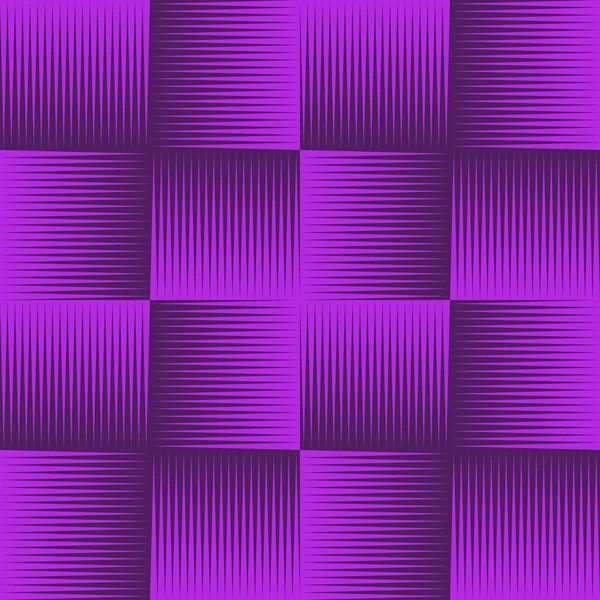 Purple line shaded geometric seamless pattern. — Stockový vektor