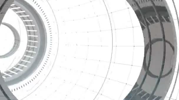 无缝环抽象隧道运动图形 — 图库视频影像
