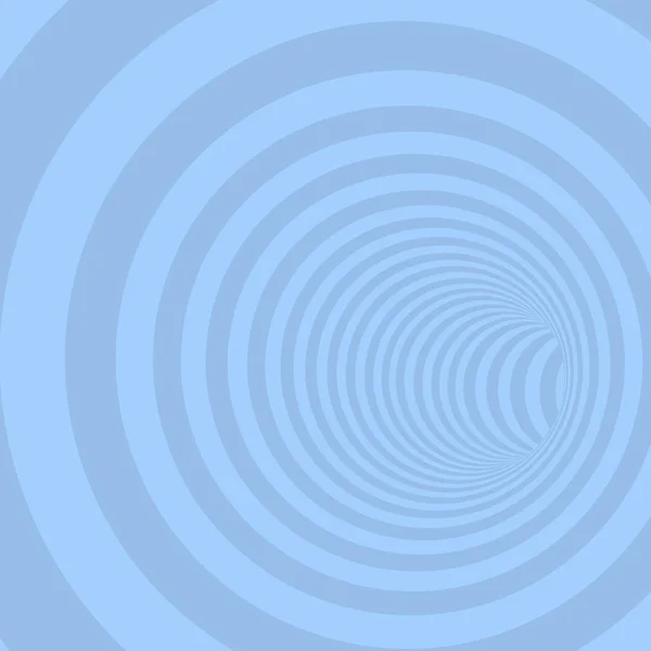 파란색 원 스트라이프 추상 터널 — 스톡 벡터