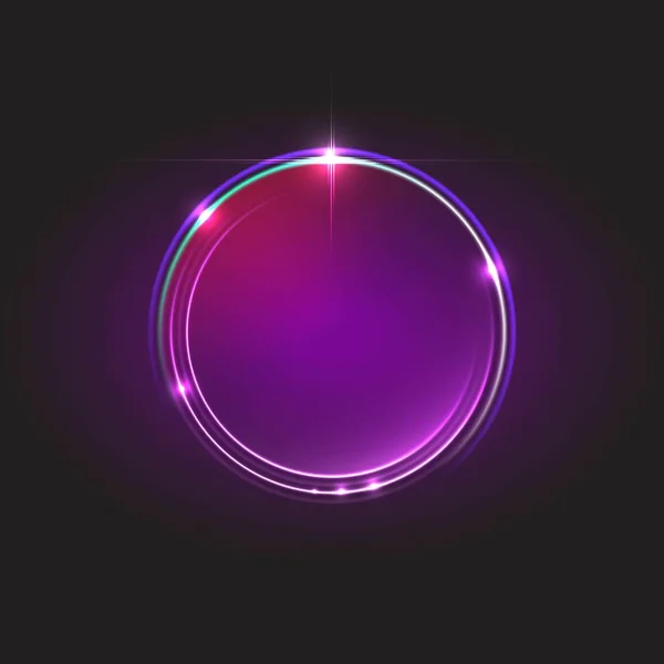 Energy abstract glow circles — Stock Vector